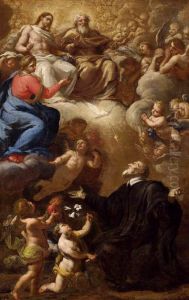Vision of St Philip Neri by Giuseppe Passeri