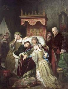 The Madness of Isabel of Portugal, c.1855 by Roque Pelegri