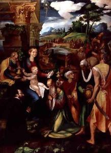 Adoration of the Magi with a Donor