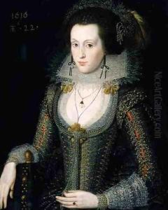 Elizabeth Poulett, 1616 by Robert Peake