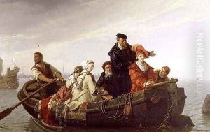 Spaniards Leaving the Netherlands, 1871 by Ferdinand Wilhelm Pauwels
