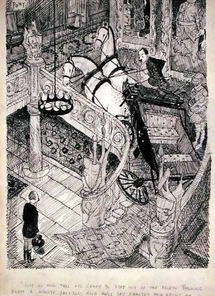 Just go and tell His Grace to step out of the fourth smoking room a minute, Jackson, and he'll see exactly how wrong he is in that tiresome story about the seventh Earl, published in Punch, 7th June 1937 - view 1