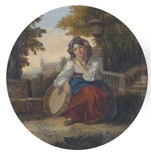 The tambourine girl The tambourine girl