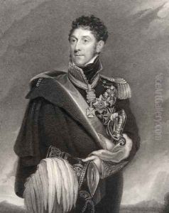 Stapleton Cotton, 1st Viscount Combermere, engraved by J. Jenkins, from National Portrait Gallery, volume V, published c.1835 by Cornelius Pearson