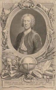 George Anson Esq., Commander-in-Chief of the late expedition to the South Seas, by C. Grignion