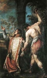 The Martyrdom of St. Stephen by Diego Polo
