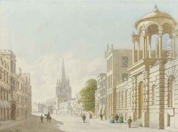 University College, St Mary's Church and Queen's College, Oxford - view 1