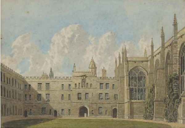 An Oxford quadrangle - view 1