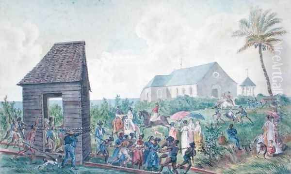 Construction of a house or a chapel in Saint-Benoit, Isle of Reunion, 1813 - view 1