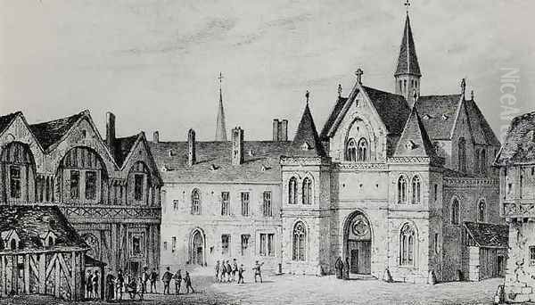 The Sorbonne in 1550 - view 1