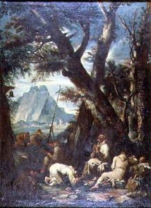 Countryside with Hermits, c.1700-10