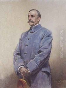 Portrait of Marshal Ferdinand Foch 1851-1929 1920 by Jean Patricot