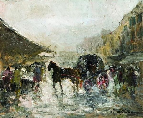 Mercatino A Napoli Con Carrozza A Cavallo - view 1