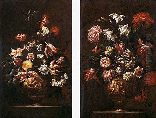 Jarron Con Flores - view 1
