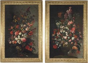 Tulips, Lilies, Irises And Other Flowers by Mario Nuzzi Mario Dei Fiori