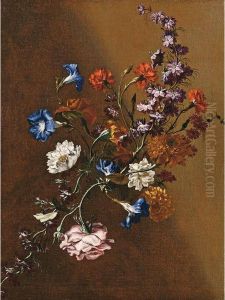 Natura Morta Con Tralcio Di Fiori by Mario Nuzzi Mario Dei Fiori