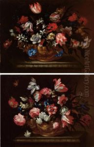 Natura Morta Con Fiori by Mario Nuzzi Mario Dei Fiori