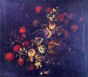 Natura Morta Con Vaso Di Fiori. by Mario Nuzzi Mario Dei Fiori