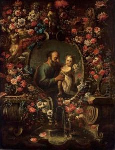 St. Joseph And The Infant Christ