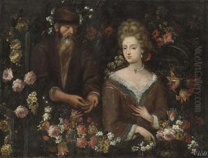 An Allegory Of Unequal Love Surrounded By Various Flowers An Allegory Of Unequal Love Surrounded By Various Flowers