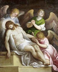 Lamentation of Christ by Giuseppe della Porta Salviati