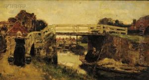 The Footbridge by Jacob Henricus Maris