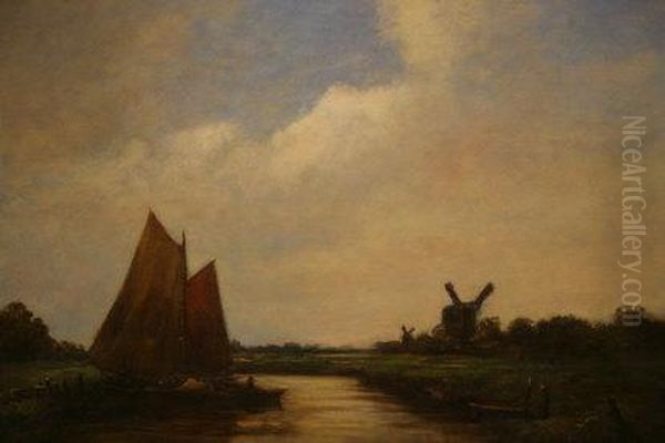 Boat In Estuary - view 1