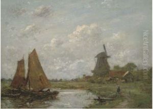 Setting Sail Beside A Windmill Setting Sail Beside A Windmill