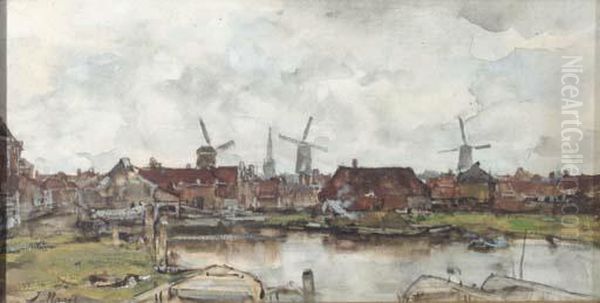 Dorp Aan Een Rivier - view 1