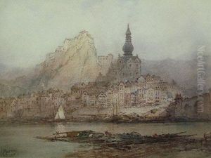 Dinant On The River Meuse Belgium by Paul Marny