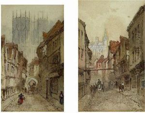 Street Scenes In York by Paul Marny