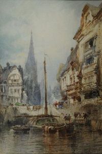 Caudbec,normandy-on-the-seine by Paul Marny