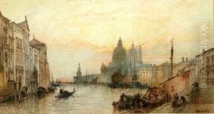 View Of The Grand Canal, Venice by Paul Marny