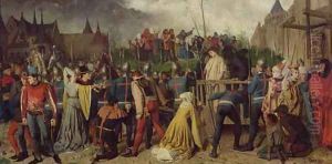 Joan of Arc 1412-31 Being Led to her Death, 1867 Joan of Arc 1412-31 Being Led to her Death, 1867