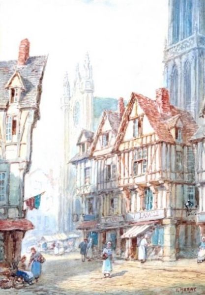 Continental Town Scene - view 1