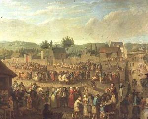 The Fair at Quimper, 1810 by Olivier Perrin