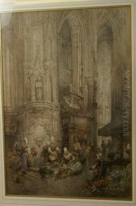 Market Day Before The Cathedral