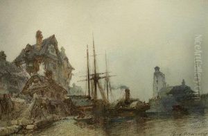 Paddle Steamer And Sailing Vessel - Les Sables D'olognes