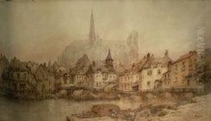 'river Townscape by Paul Marny