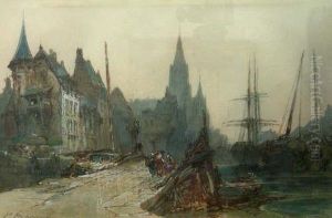 Figures By The Quayside
