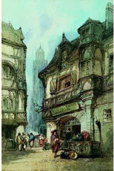 Auxerre, Vieille Rue - view 1