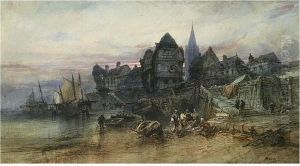 Montreuil Sur Mer by Paul Marny