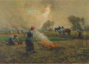 Peace And Plenty by Georges Philibert Charles Marionez
