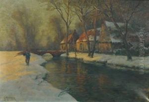 Le Porteur De Fagots by Georges Philibert Charles Marionez
