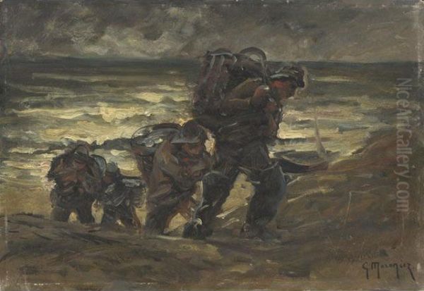 Retour De Peche by Georges Philibert Charles Marionez