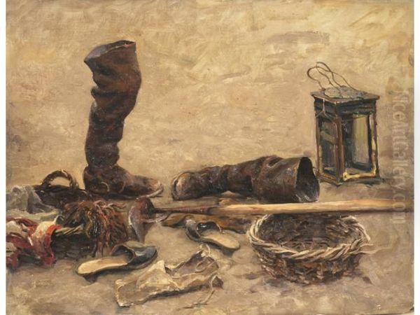 Nature Morte Au Materiel De Peche - view 1