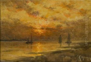 Bateaux Au Crepuscule Bateaux Au Crepuscule