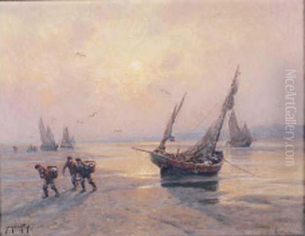 Le Retour Des Pecheurs, Circa 1905 - view 1