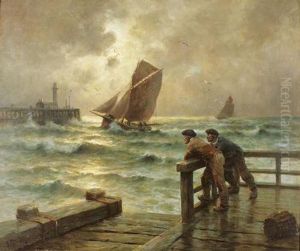 "retour De La Peche". by Georges Philibert Charles Marionez