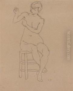 Nu Assis by Albert Marquet